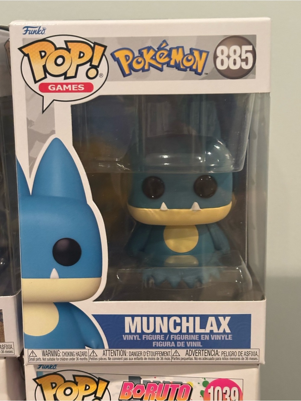 Funko Pop Games Pokémon Munchlax Vinyl Figure 856 New